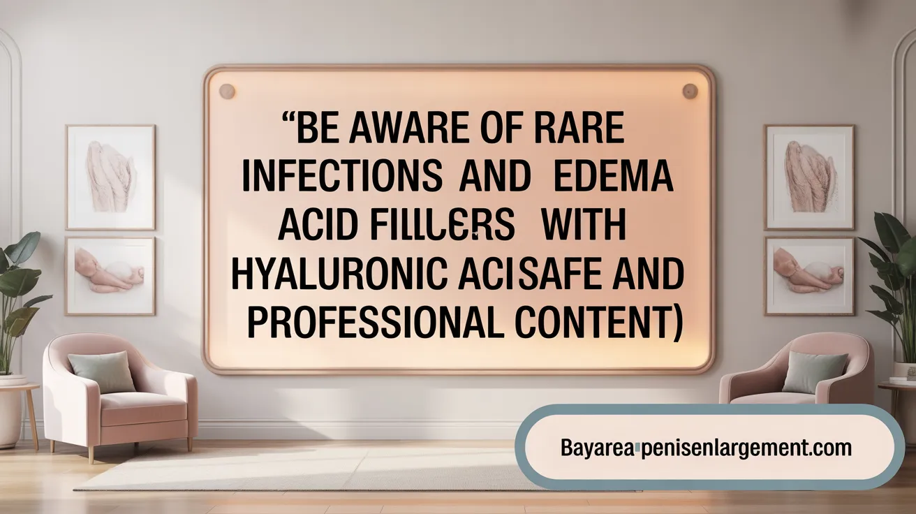 Be aware of Rare Infections and Edema Risks with Hyaluronic Acid Fillers