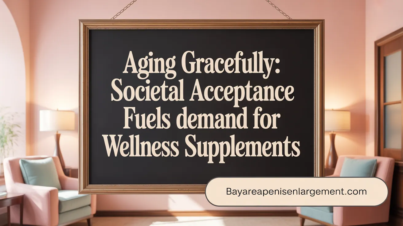 Aging Gracefully: Societal Acceptance Fuels Demand for Male Vitality Supplements