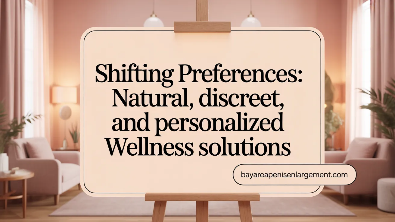 Shifting Preferences: Natural, Discreet, and Personalized Sexual Health Solutions