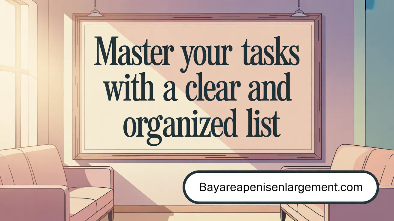 Master Your Tasks with a Prioritized List