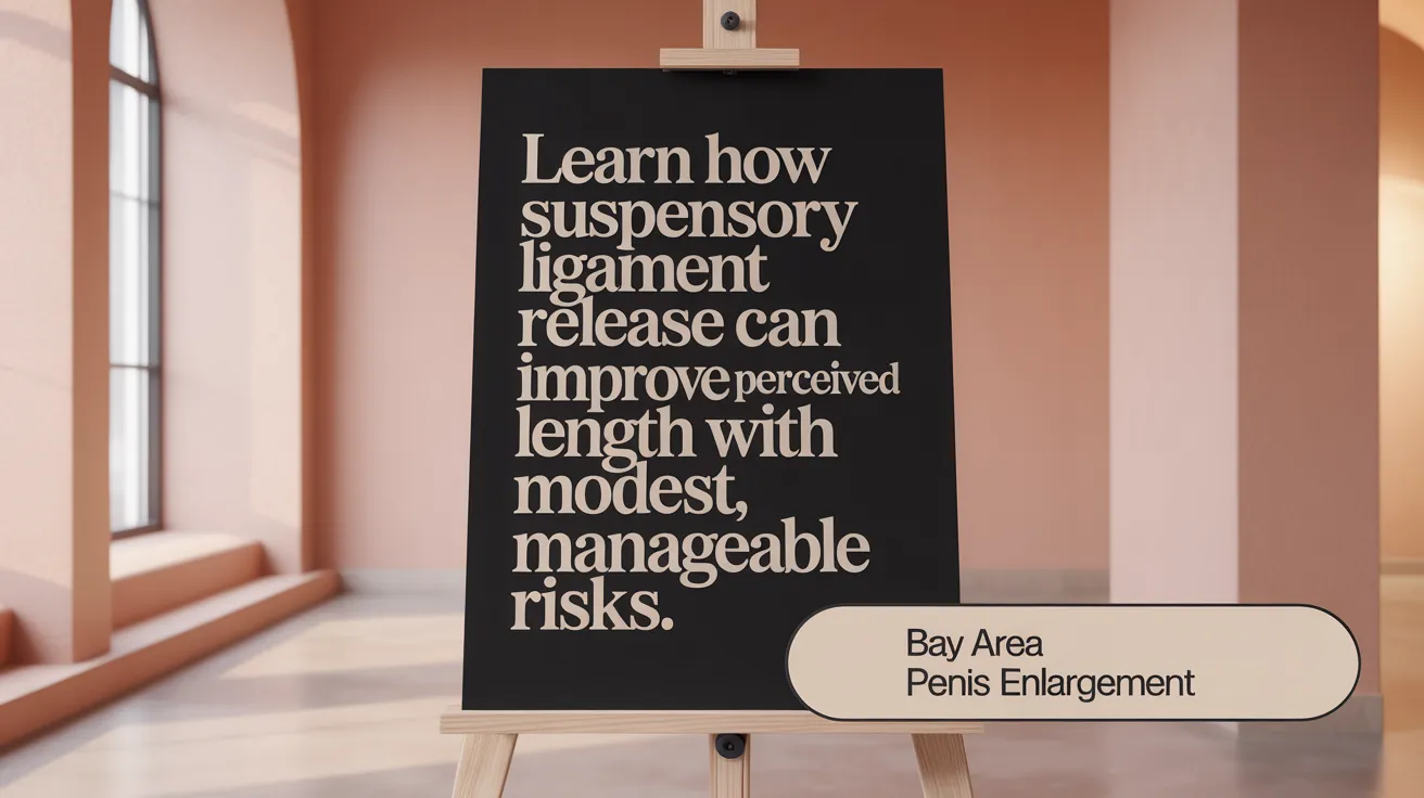 Learn how suspensory ligament release can improve perceived length with modest, manageable risks.