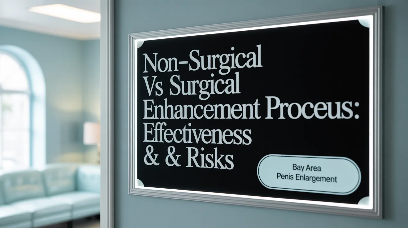 Non-Surgical vs Surgical Penis Enlargement: Effectiveness & Risks