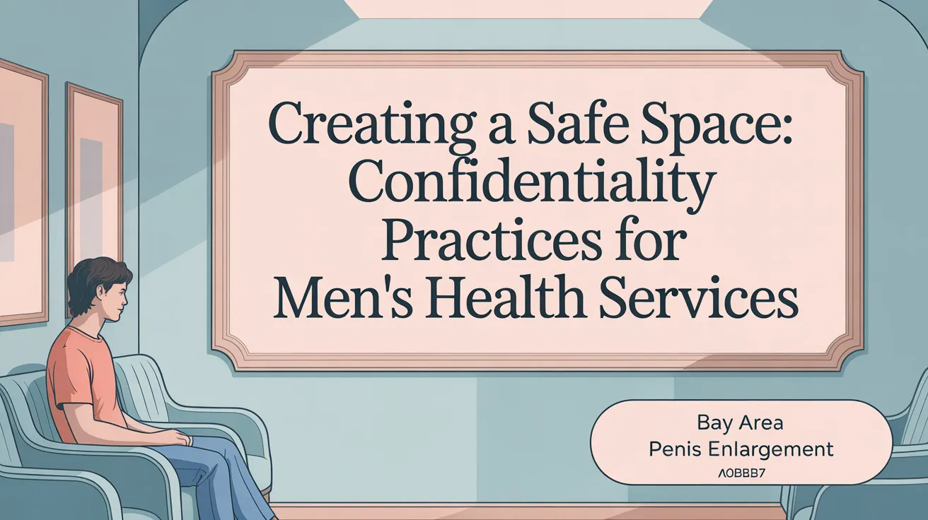 Creating a safe space: Confidentiality practices for men's health services