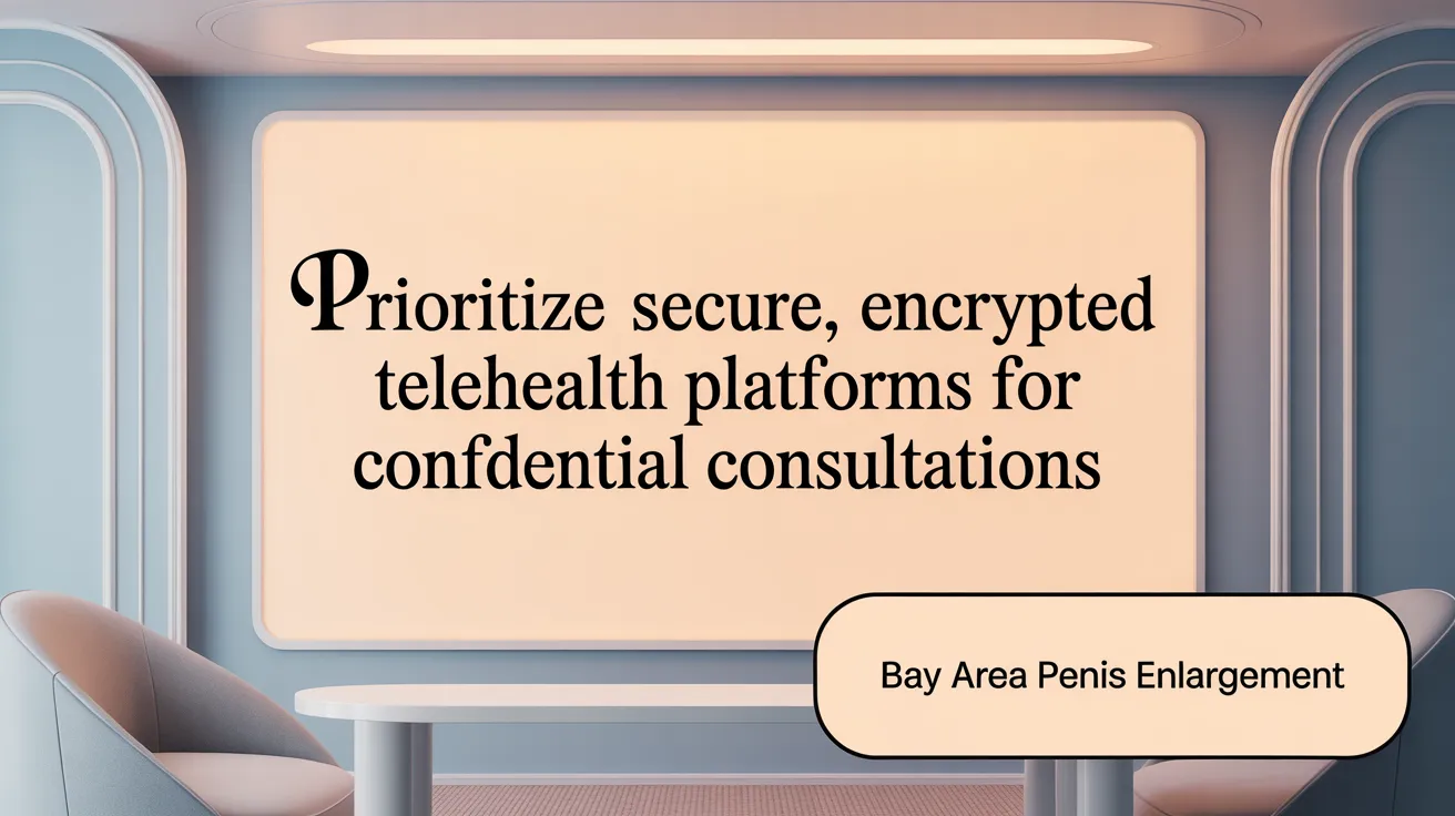 Prioritize Secure, Encrypted Telehealth Platforms for Confidential Consultations