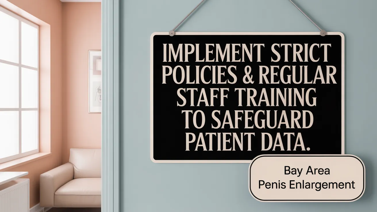 Implement Strict Policies & Regular Staff Training to Safeguard Patient Data