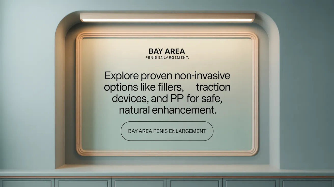 Explore proven non-invasive options like fillers, traction devices, and PRP for safe, natural enhancement.