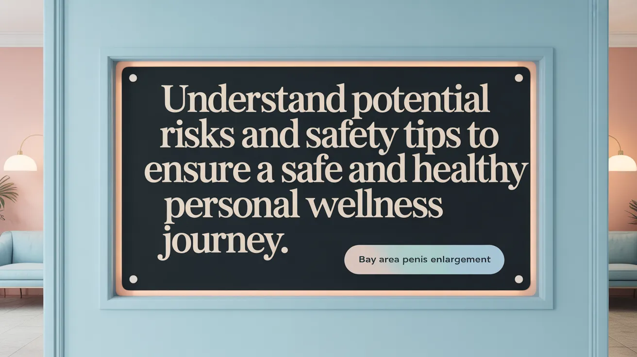 Understand potential risks and safety tips to ensure a secure penile enhancement journey.