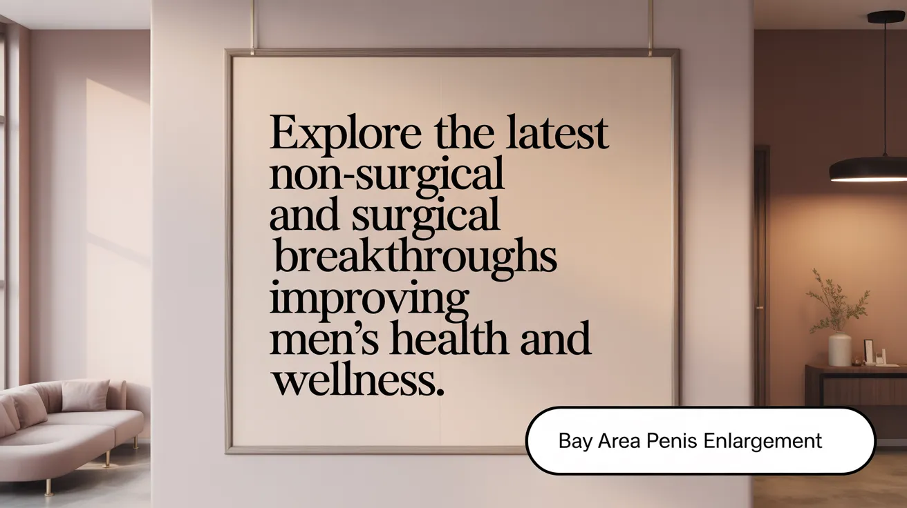 Explore the latest non-surgical and surgical breakthroughs transforming male enhancement.