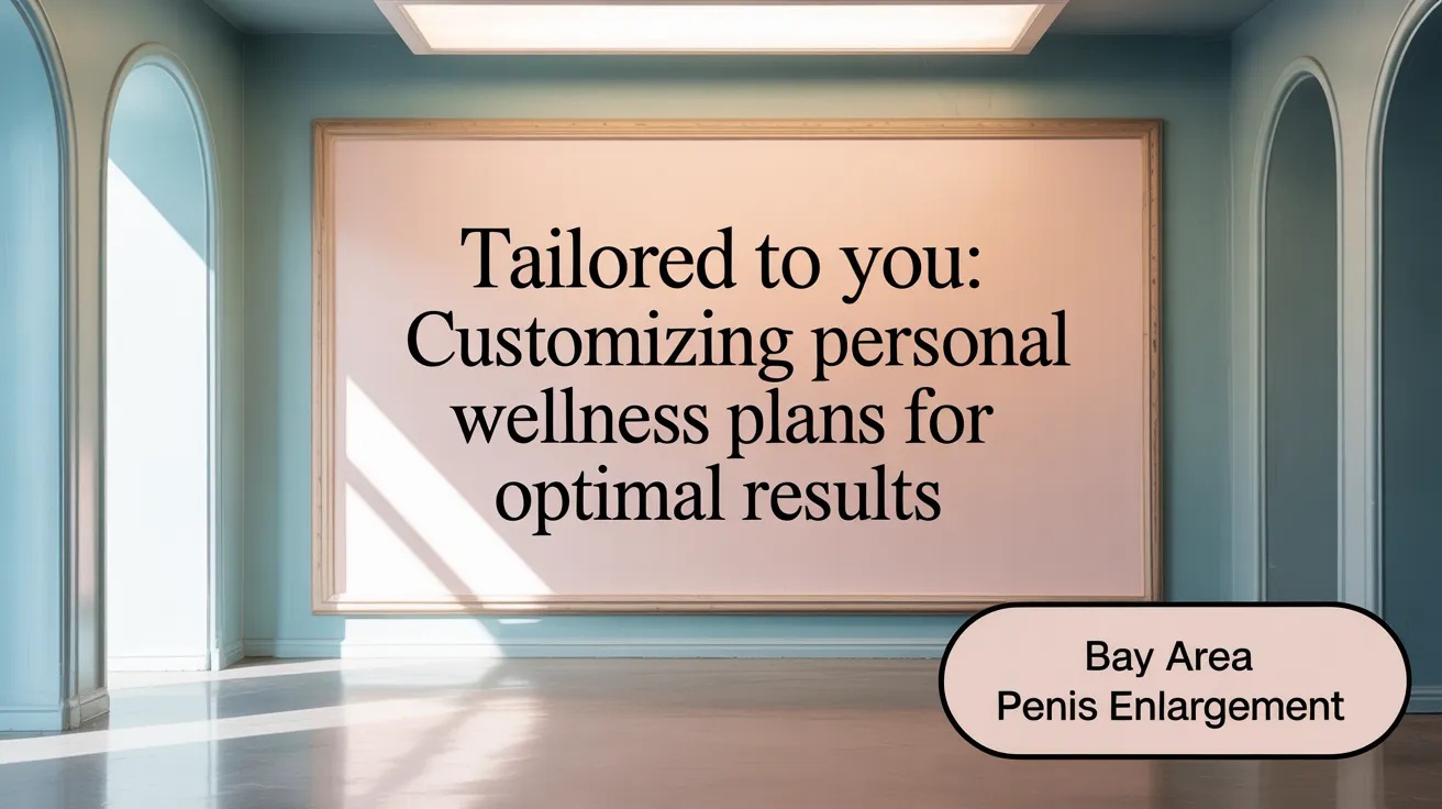 Tailored to You: Customizing Male Enhancement Plans for Optimal Results