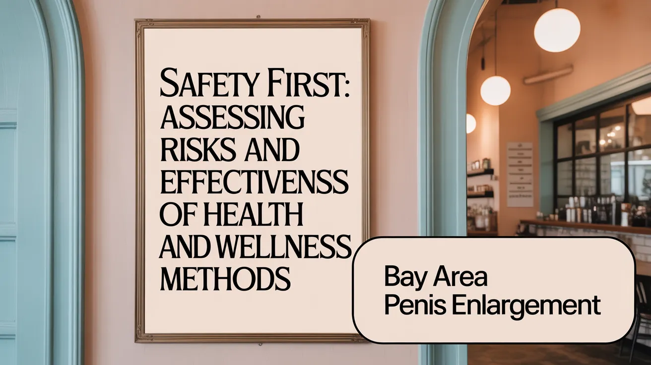 Safety First: Assessing Risks and Effectiveness of Penile Enlargement Methods