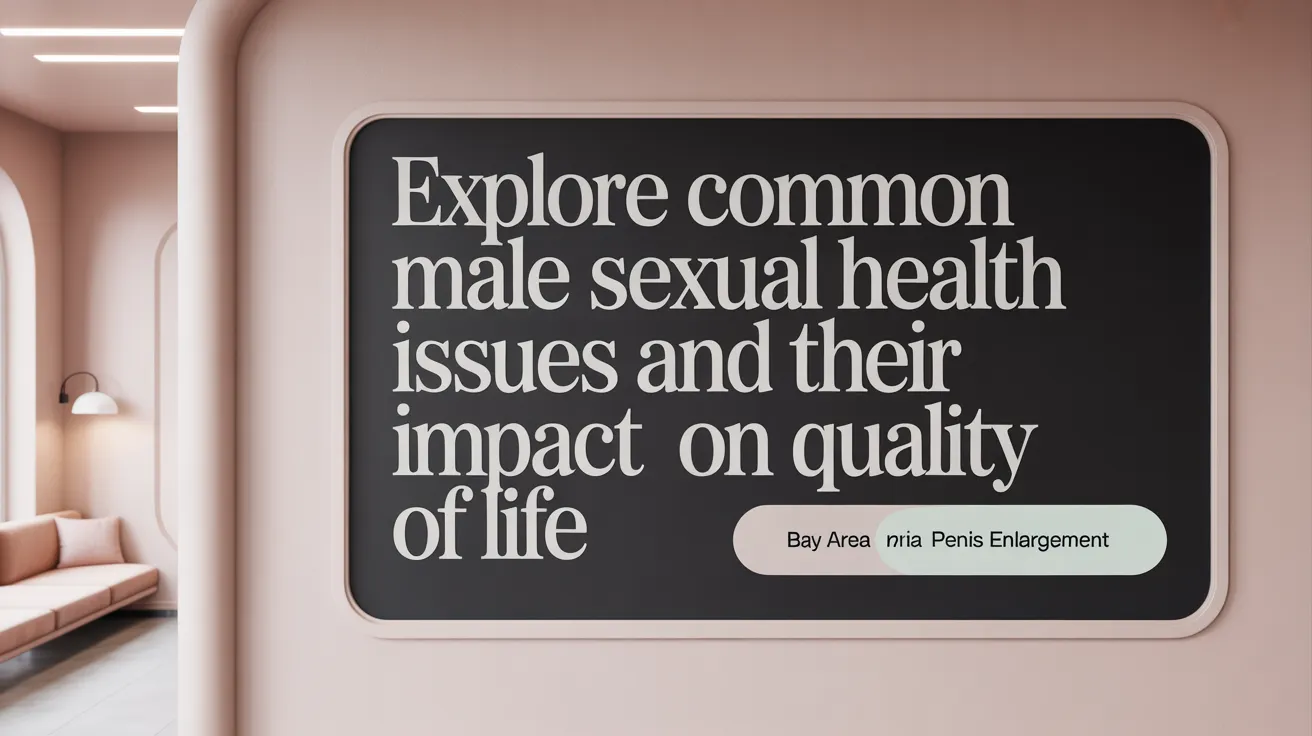 Explore Common Male Sexual Health Issues and Their Impact on Quality of Life