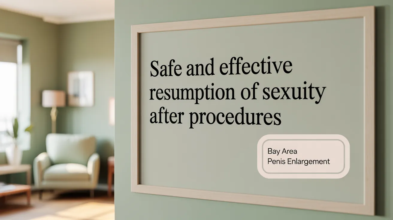 Safe and Effective Resumption of Sexual Activity After Procedures