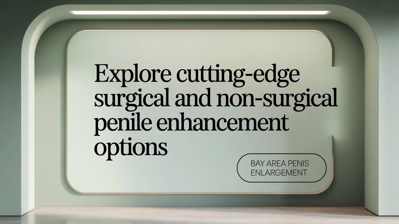Explore cutting-edge surgical and non-surgical penile enhancement options
