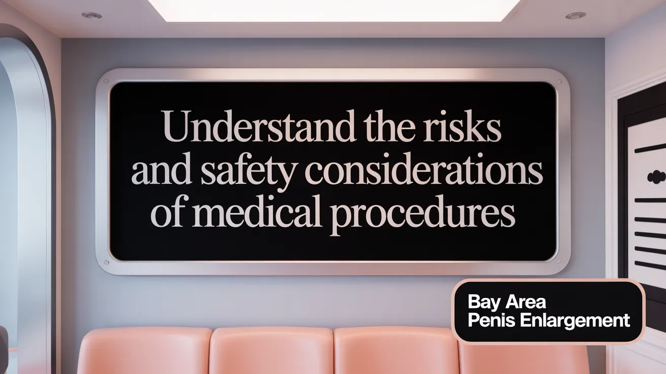 Know the risks and safety considerations of penile size procedures