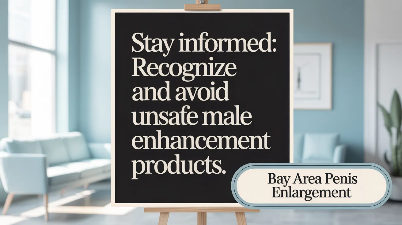 Stay Informed: Recognize and Avoid Unsafe Male Enhancement Products