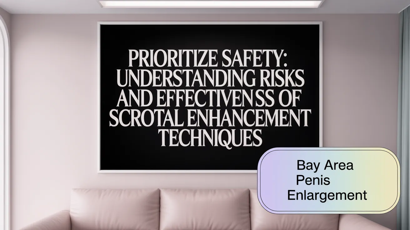 Prioritize Safety: Understanding Risks and Effectiveness of Scrotal Enhancement Techniques