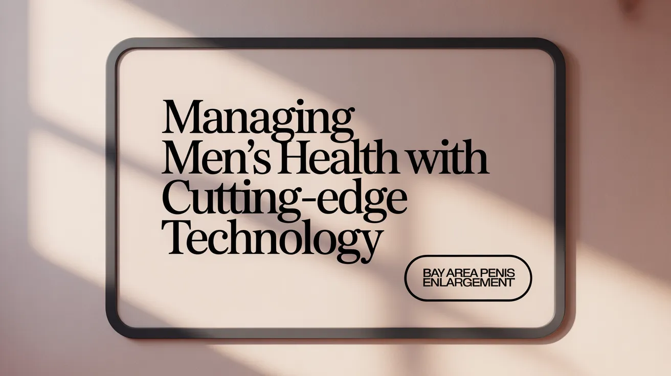 Managing Erectile Dysfunction and Peyronie’s with Cutting-Edge Tech