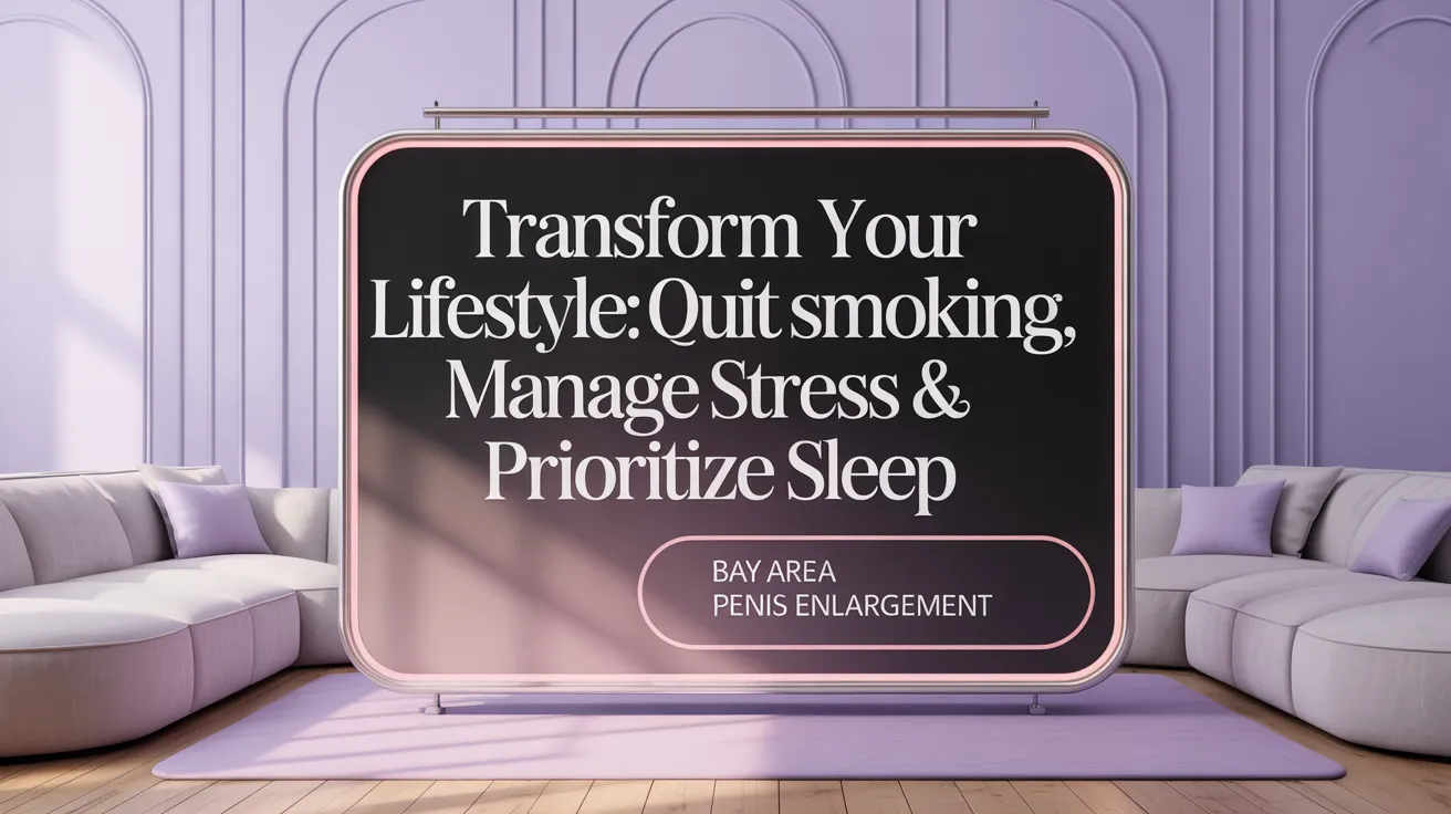 Transform Your Lifestyle: Quit Smoking, Manage Stress & Prioritize Sleep