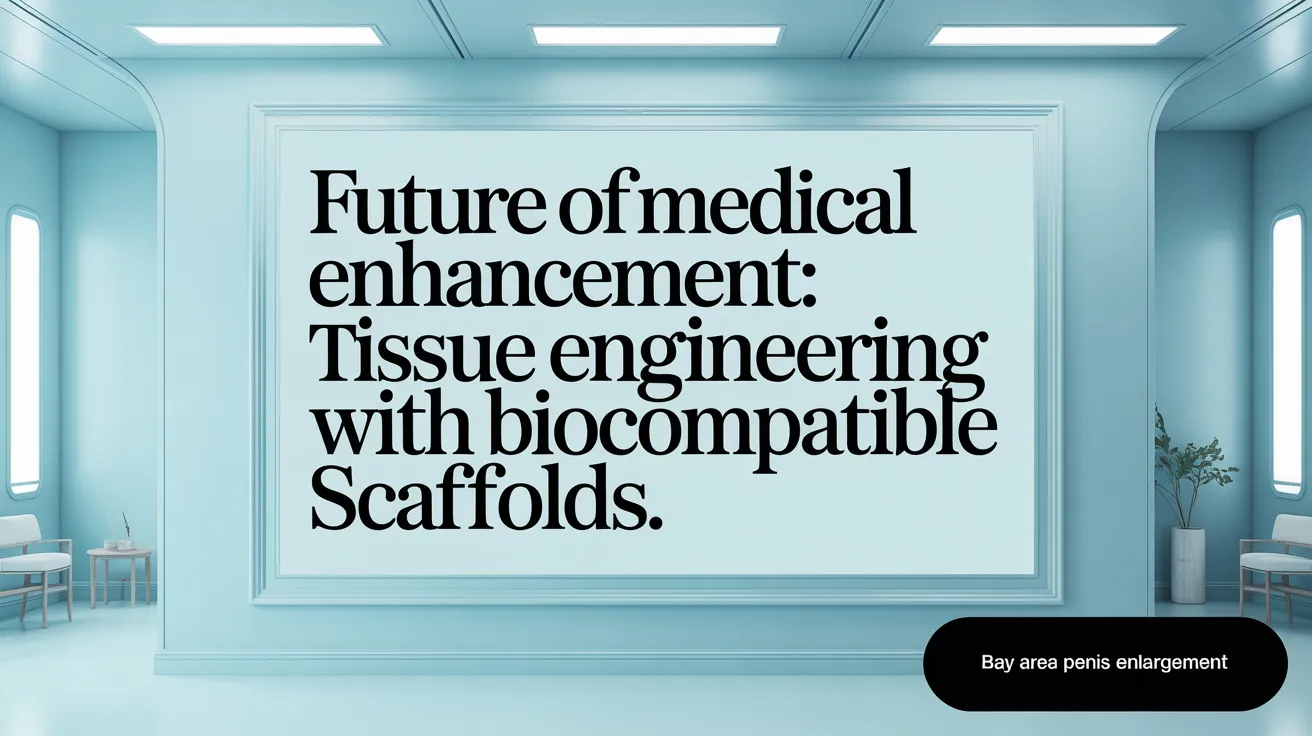 Future of penile enhancement: tissue engineering with biocompatible scaffolds.