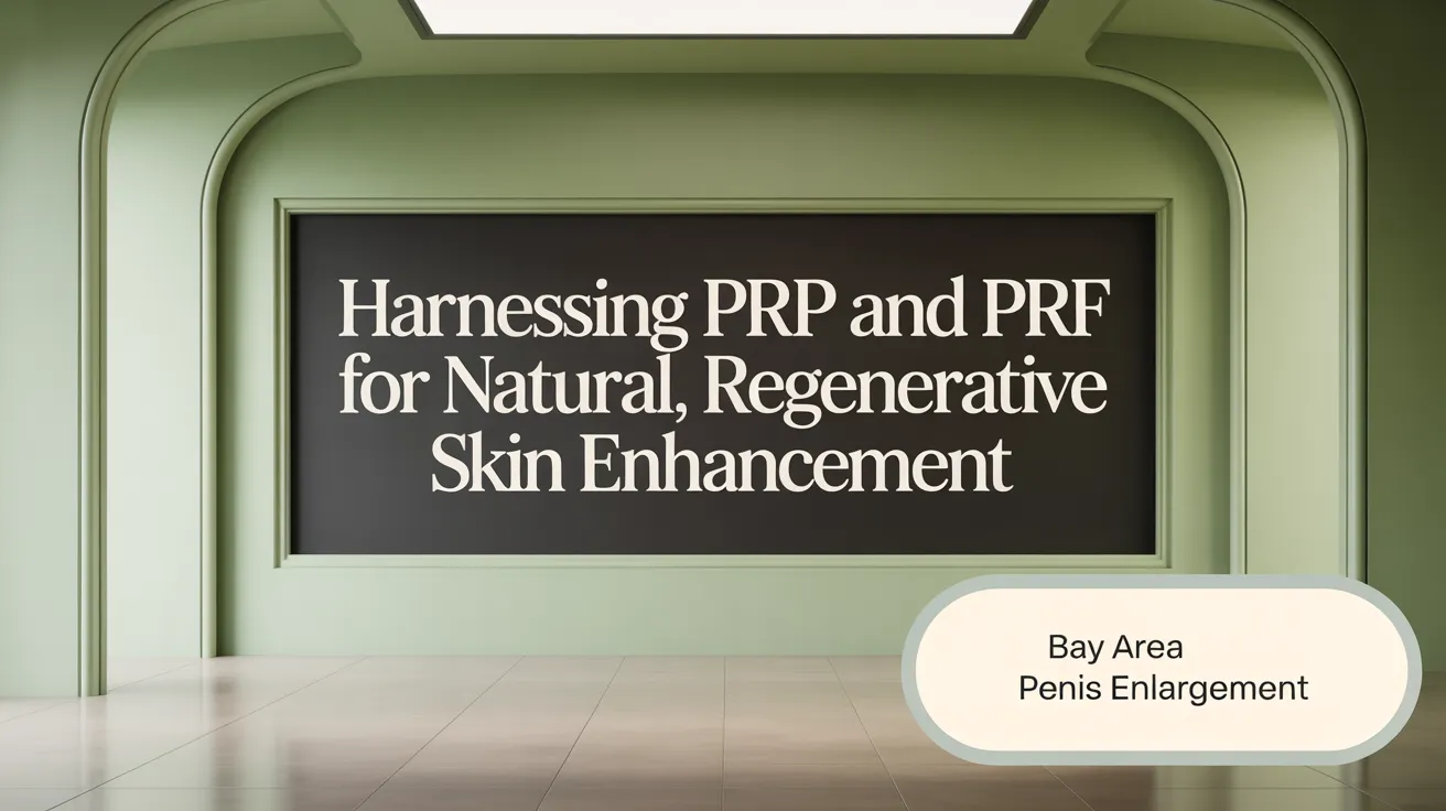 Harnessing PRP and PRF for Natural, Regenerative Penis Enhancement