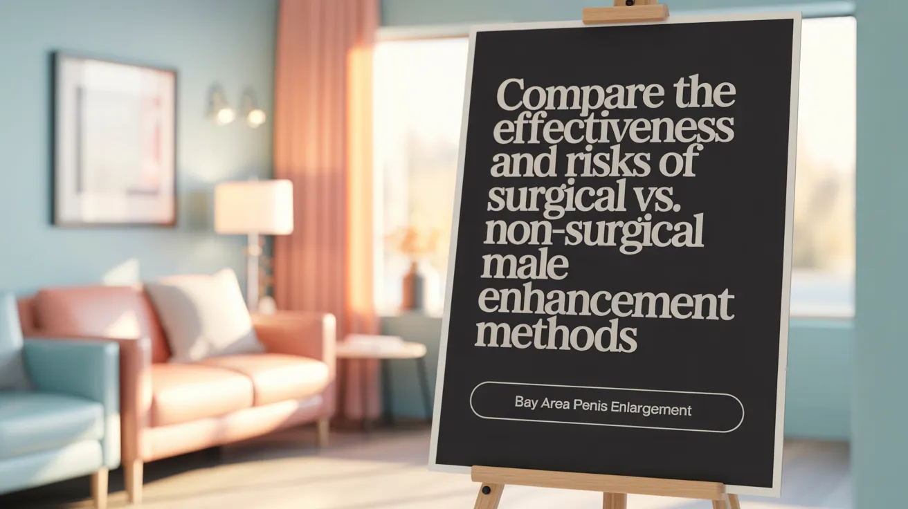 Compare the Effectiveness and Risks of Surgical vs. Non-Surgical Penile Enhancement Methods