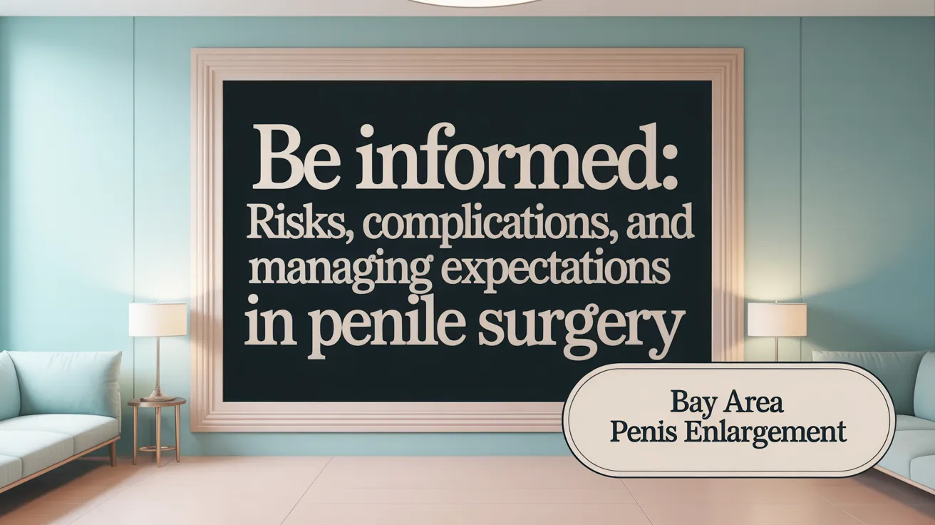 Be Informed: Risks, Complications, and Managing Expectations in Penile Surgery