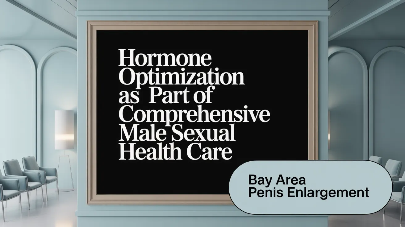 Hormone Optimization as Part of Comprehensive Male Sexual Health Care