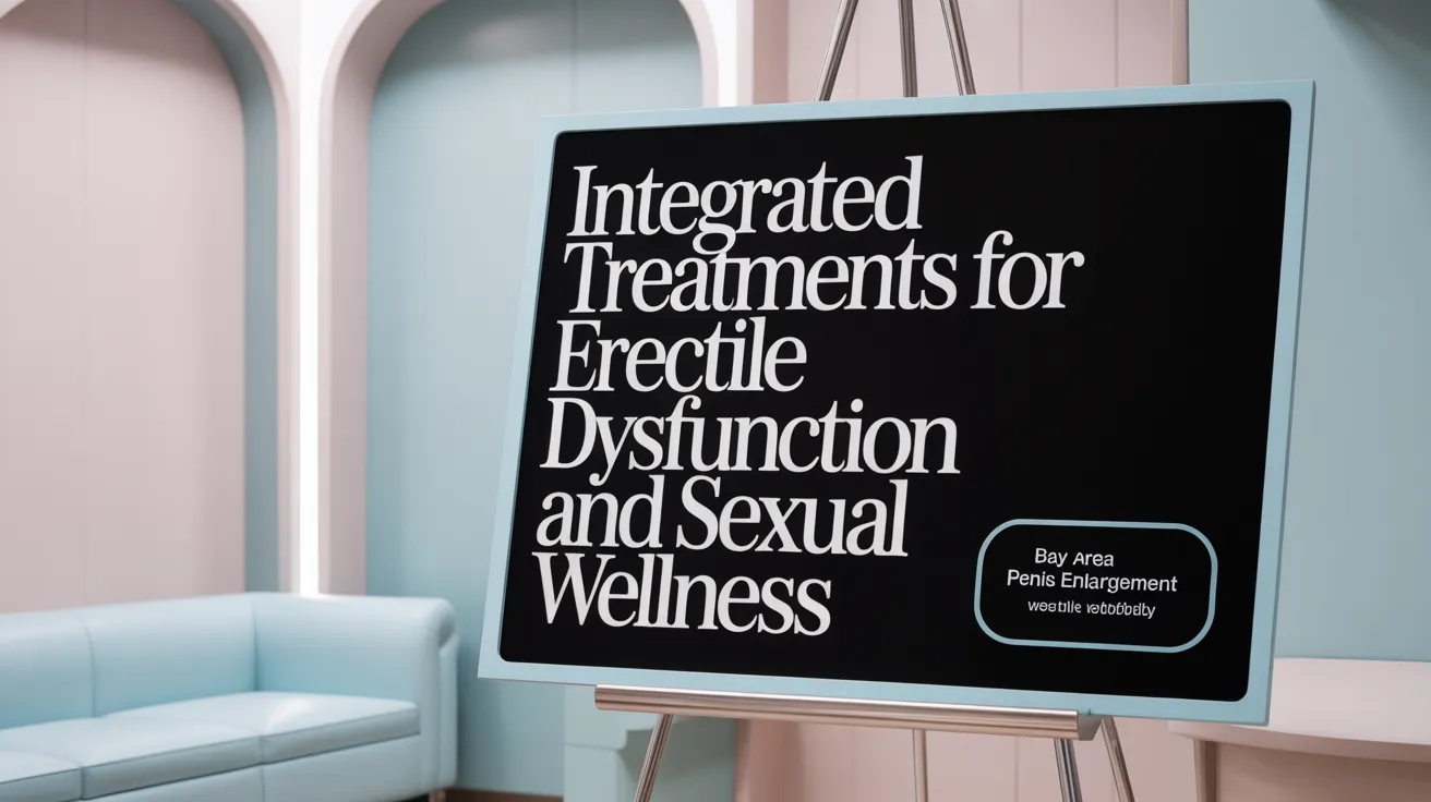 Integrated Treatments for Erectile Dysfunction and Sexual Wellness