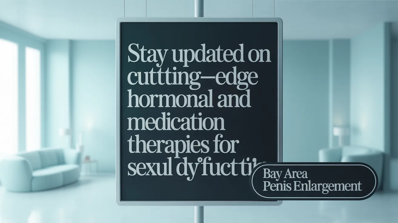 Stay Updated on Cutting-Edge Hormonal and Medication Therapies for Sexual Dysfunction