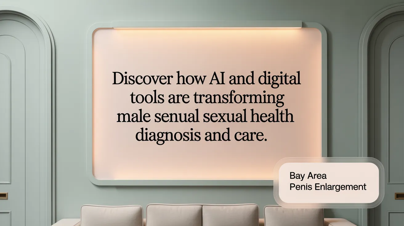 Discover How AI and Digital Tools are Transforming Male Sexual Health Diagnosis and Care