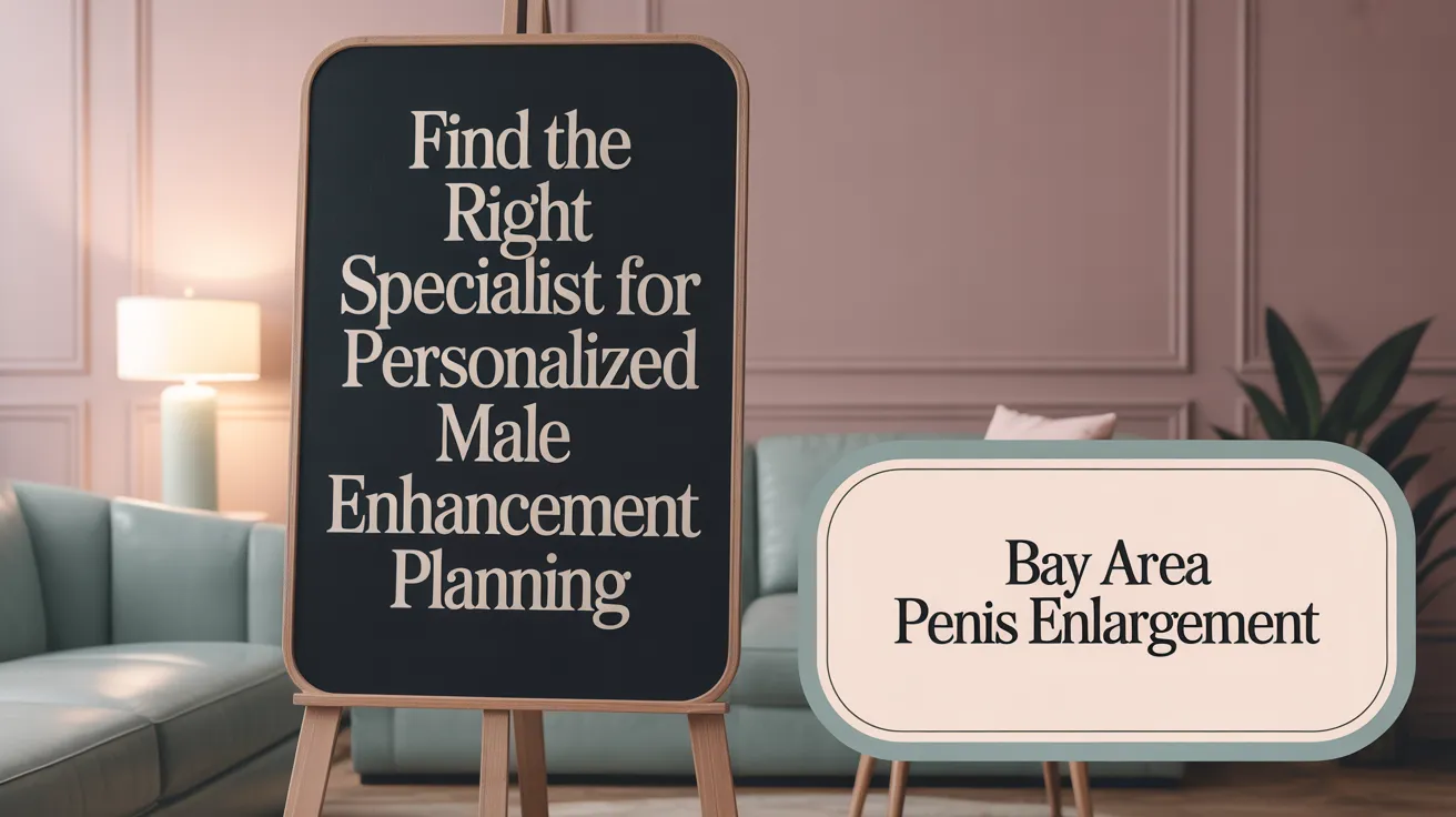 Find the Right Specialist for Personalized Male Enhancement Planning