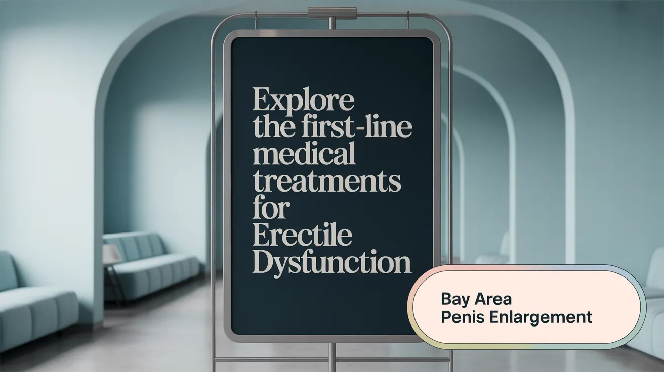 Explore the First-Line Medical Treatments for Erectile Dysfunction