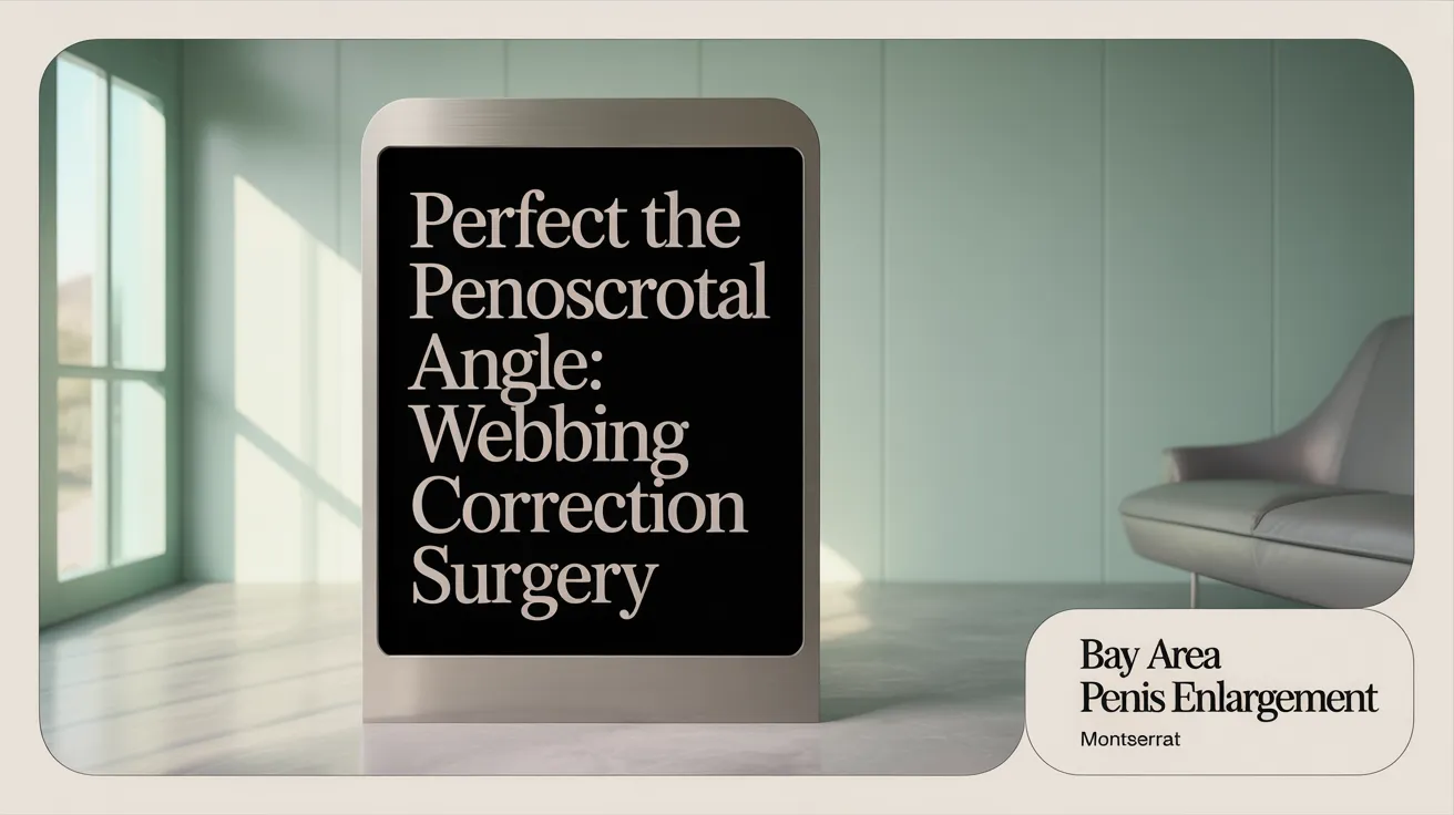 Perfect the Penile-Scrotal Angle: Penoscrotal Webbing Correction