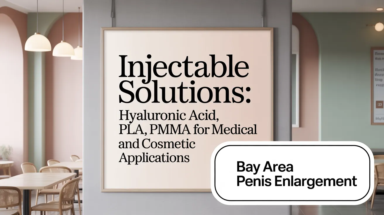Injectable Solutions: Hyaluronic Acid, PLA, and PMMA for Girth Enhancement