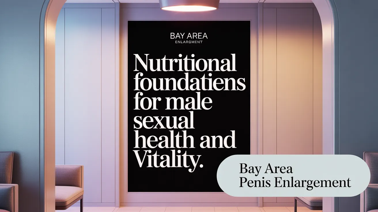 Nutritional Foundations for Male Sexual Health and Vitality