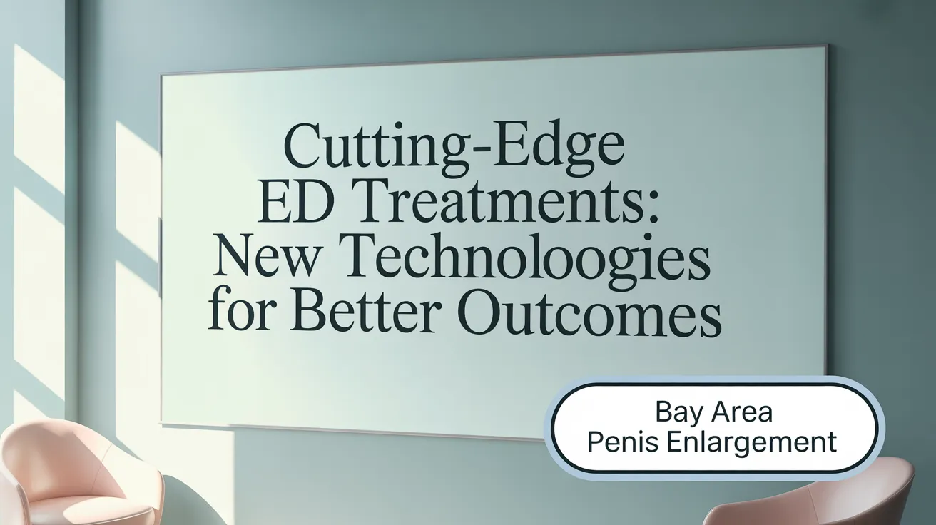 Cutting-Edge ED Treatments: New Technologies for Better Outcomes