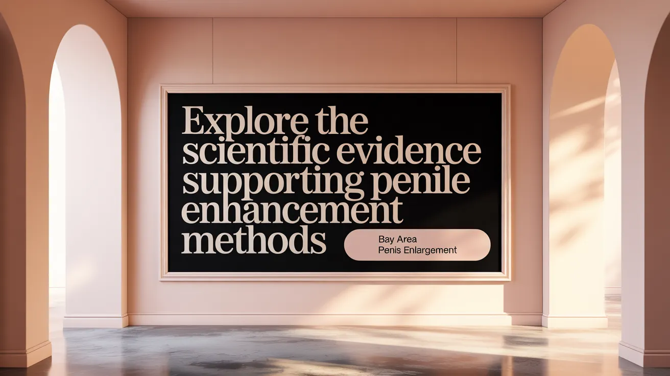 Explore the Scientific Evidence Supporting Penile Enhancement Methods