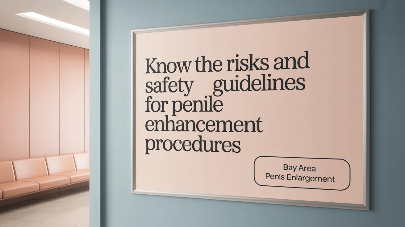 Know the Risks and Safety Guidelines for Penile Enhancement Procedures