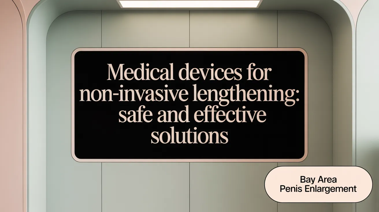 Penile Traction Devices: Non-Invasive Lengthening That Works