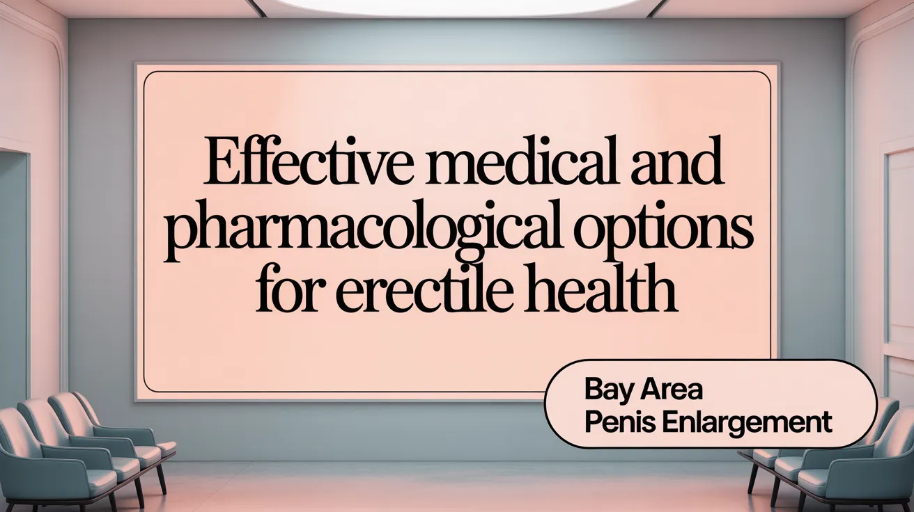 Effective Medical and Pharmacological Options for Erectile Health