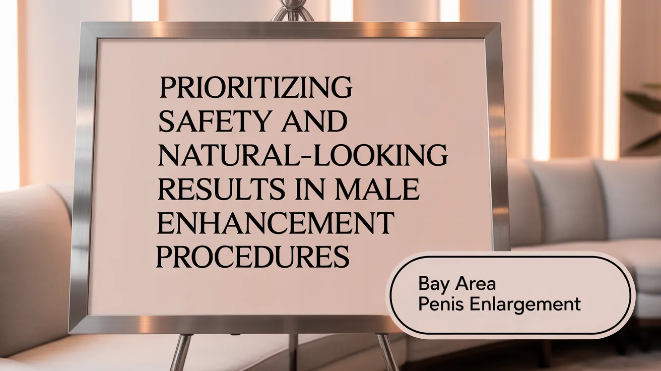 Prioritizing Safety and Natural-Looking Results in Male Enhancement Procedures
