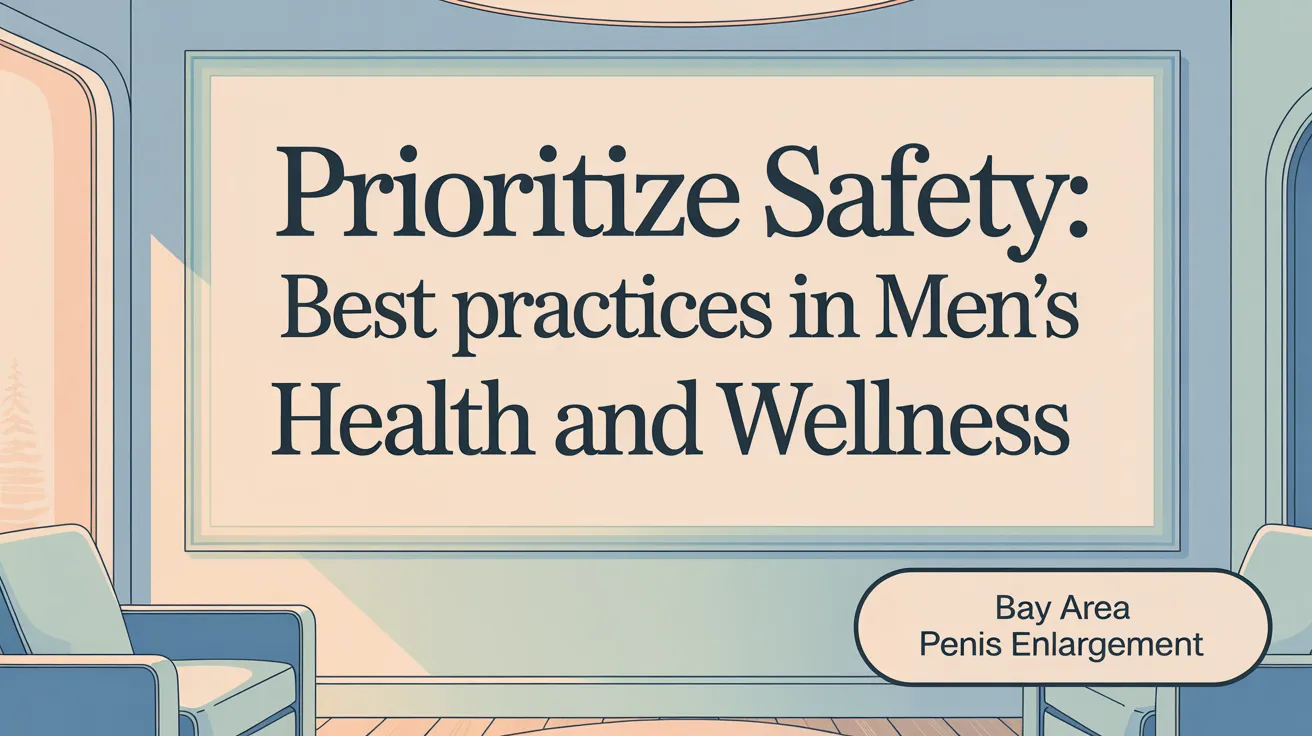 Prioritize Safety: Best Practices in Male Genital Enhancement