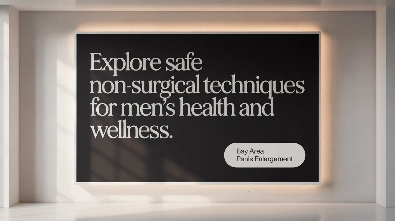 Explore Safe Non-Surgical Techniques for Male Enhancement