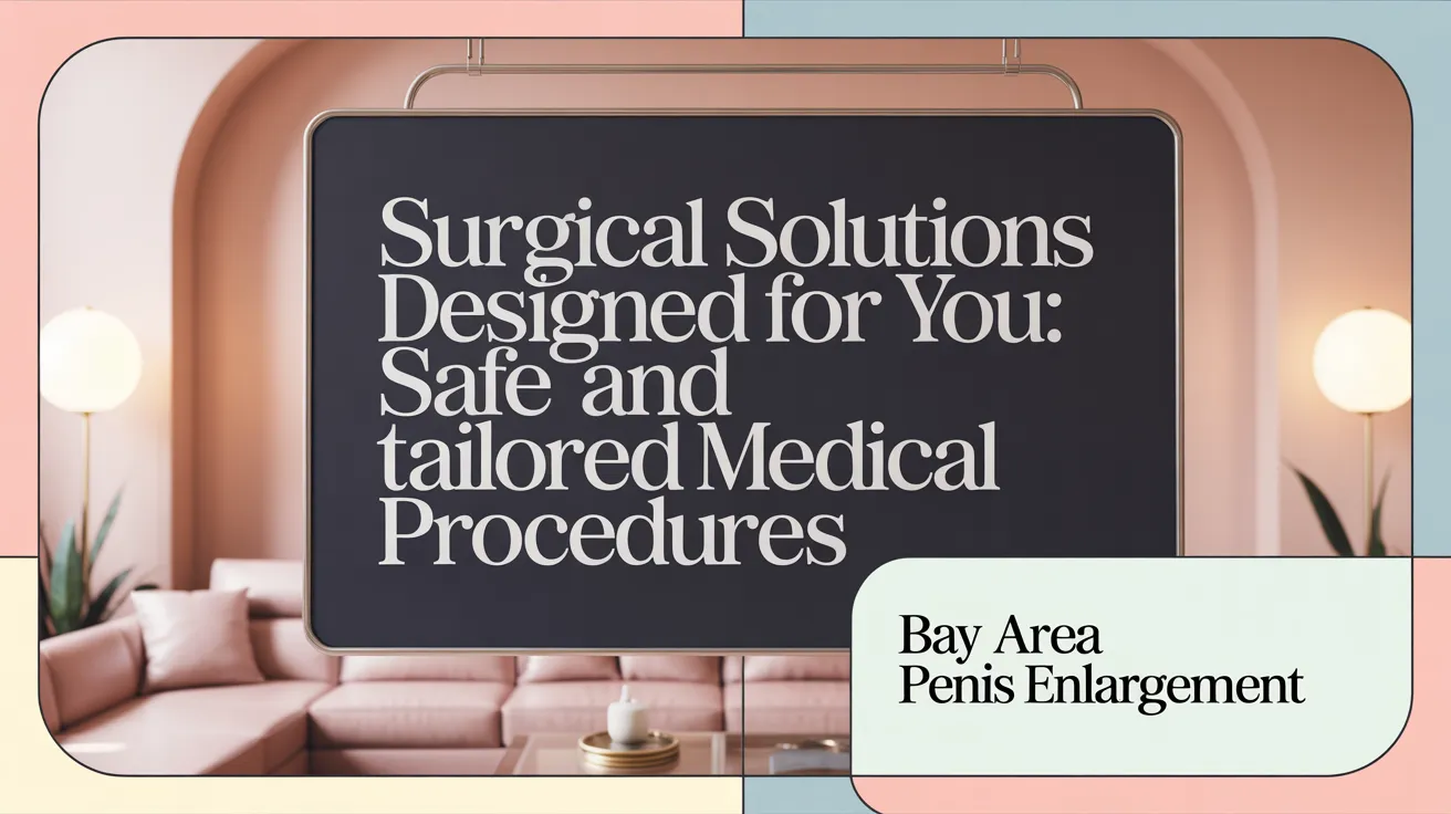 Surgical Solutions Designed for You: Safe and Tailored Penis Enlargement Procedures