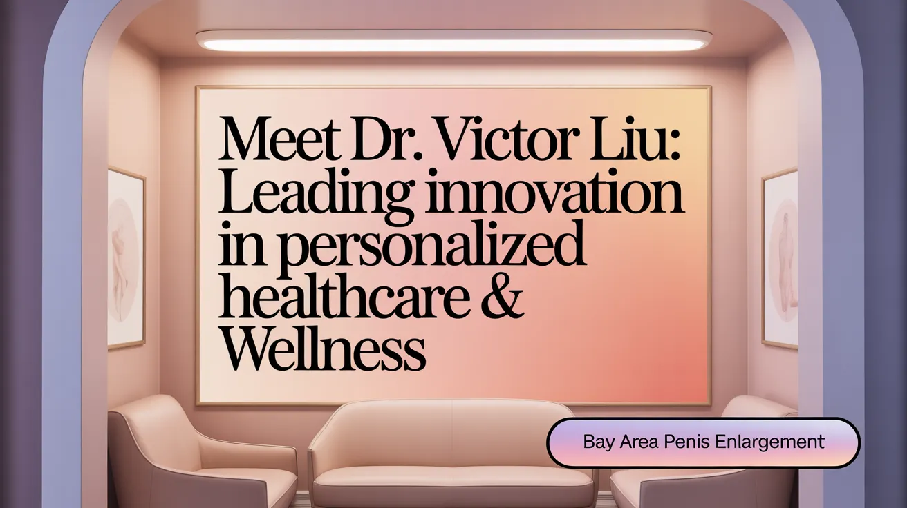 Meet Dr. Victor Liu: Leading Innovation in Male Enhancement &amp; Personalized Care