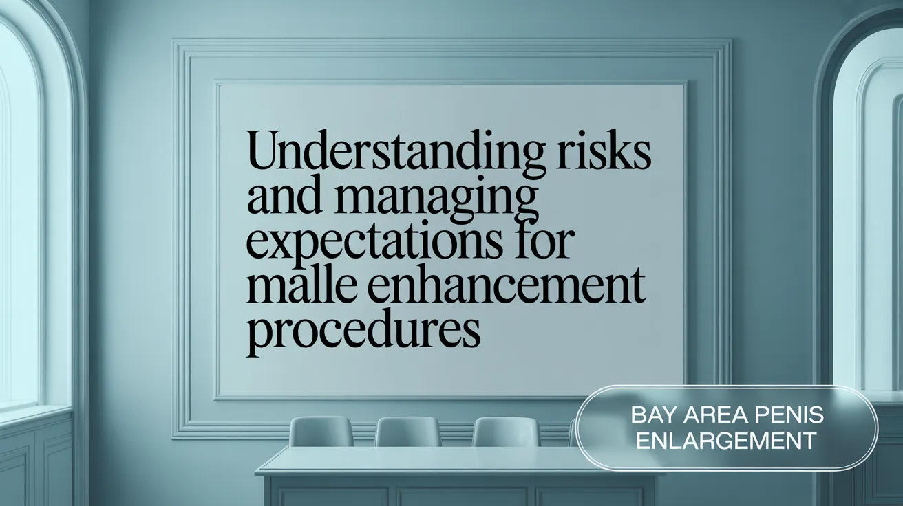 Understanding Risks and Managing Expectations for Male Enhancement Procedures