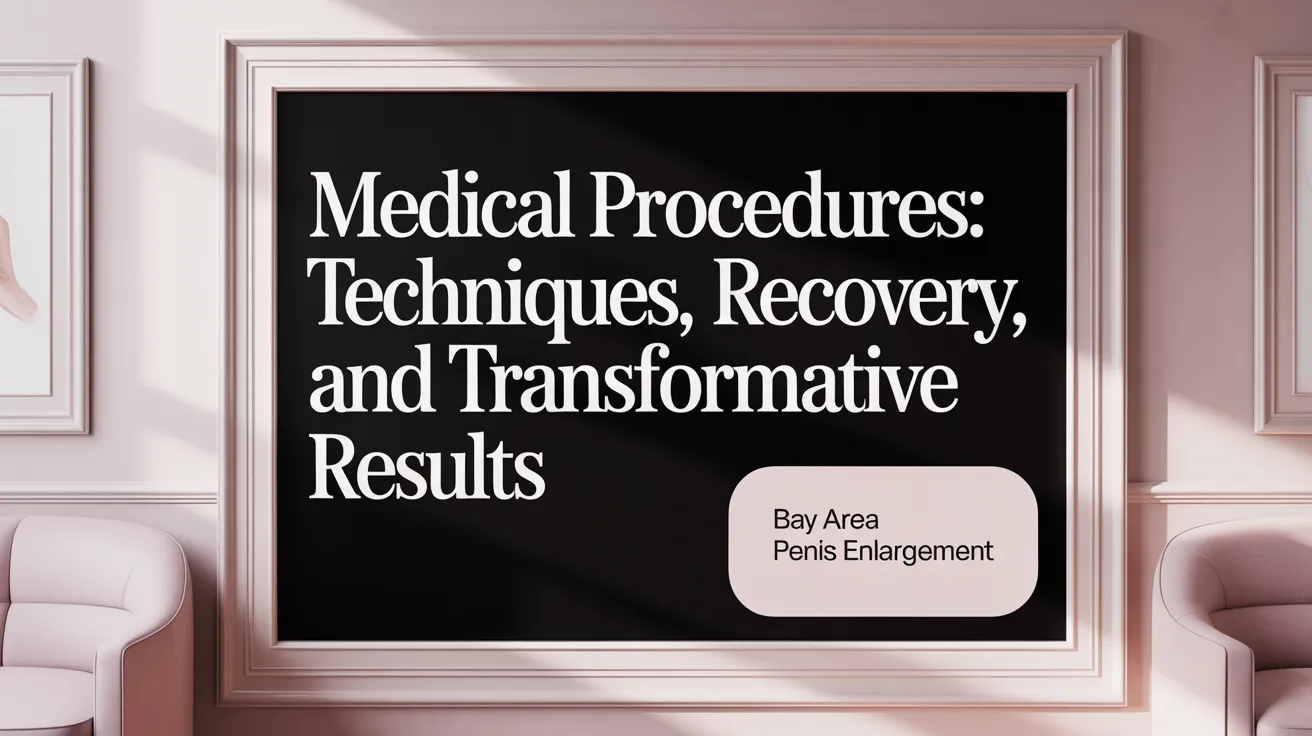 Surgical Male Enhancement: Techniques, Recovery, and Transformative Results