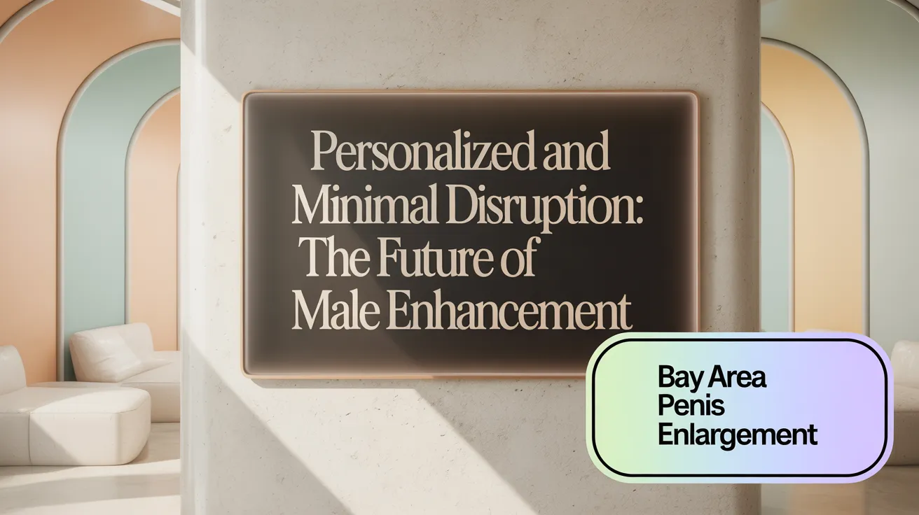 Personalized and Minimal Disruption: The Future of Male Enhancement