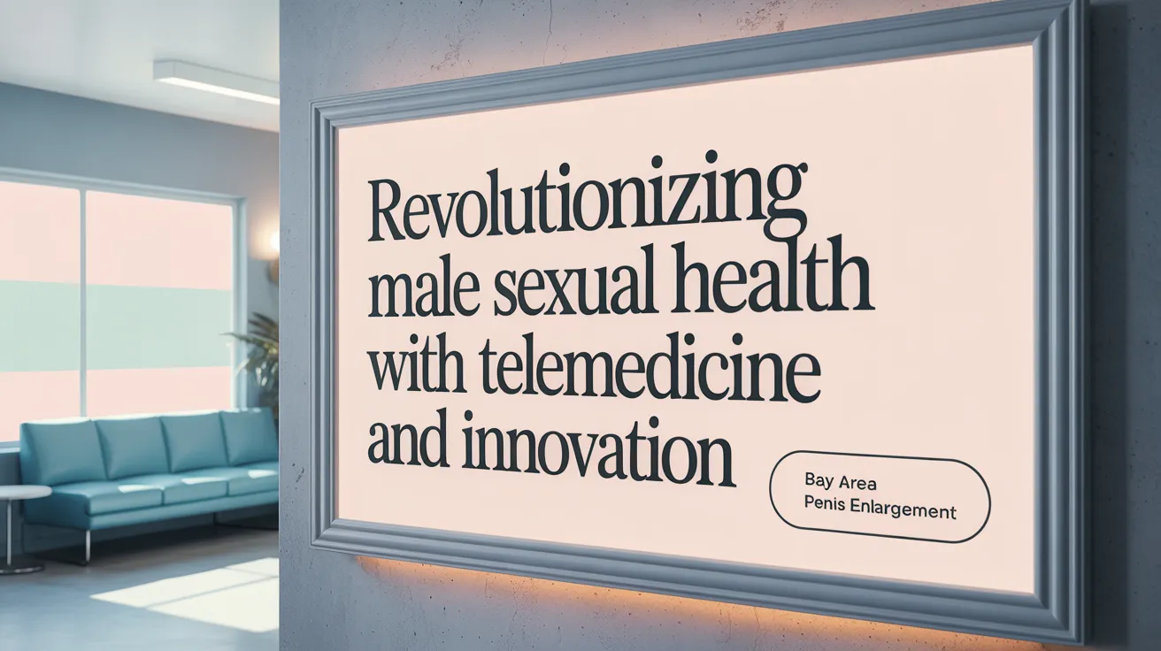 Revolutionizing Male Sexual Health with Telemedicine and Innovation