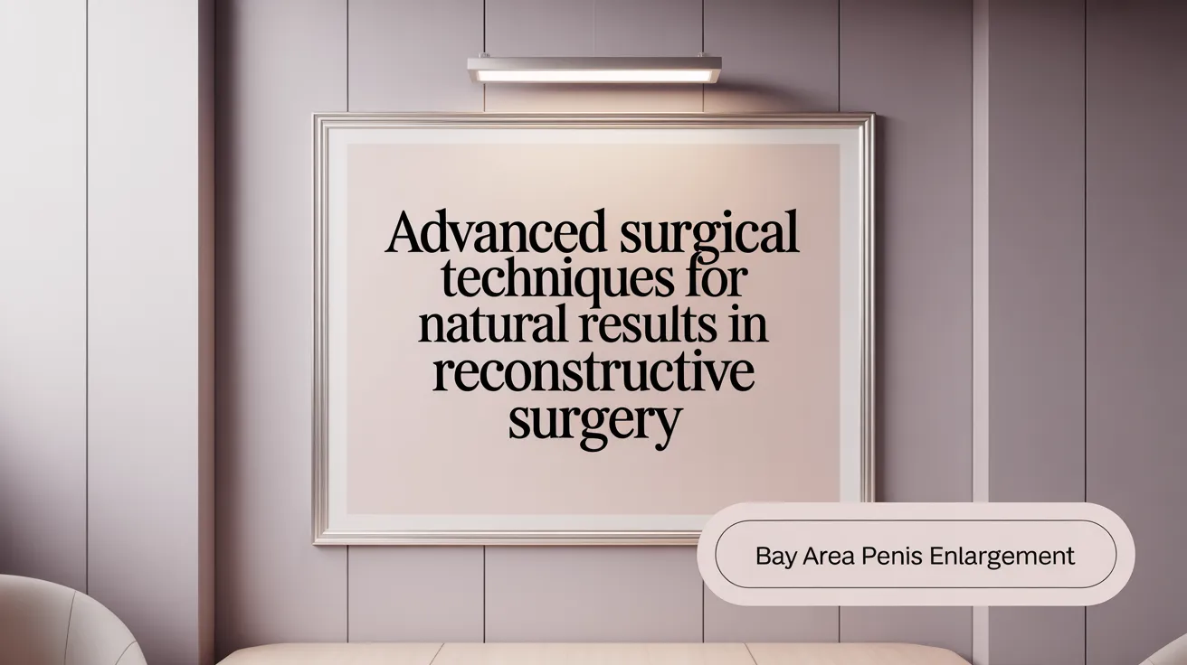 Advanced Surgical Techniques for Natural Results in Male Enhancement